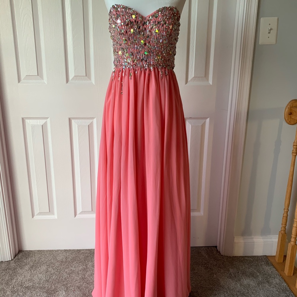 Pink prom dress (donated)
